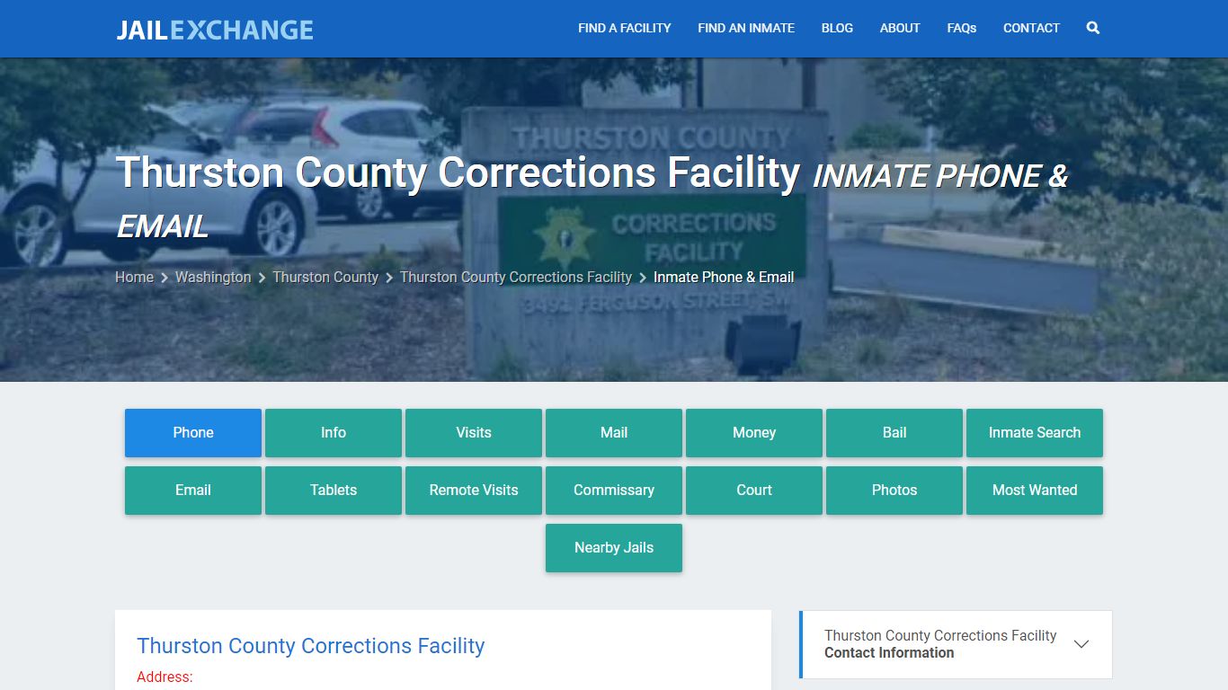 Inmate Phone - Thurston County Corrections Facility, WA - Jail Exchange